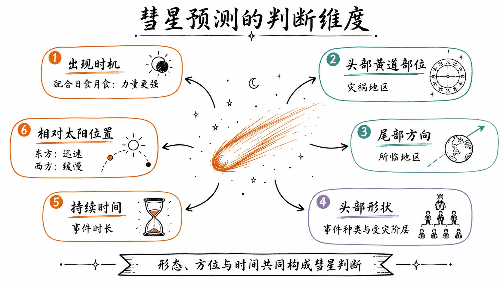 彗星预测的六个判断维度