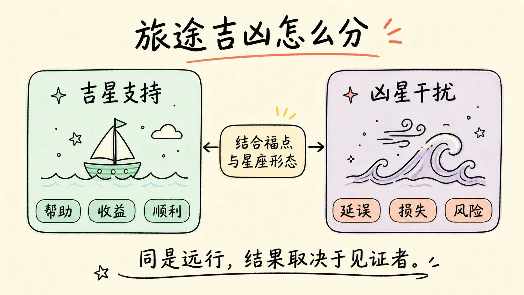 旅途吉凶怎么分