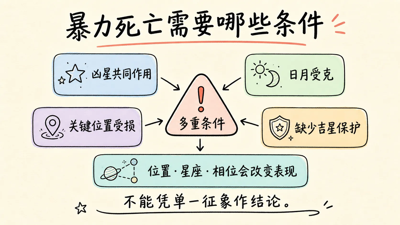 暴力死亡需要哪些条件