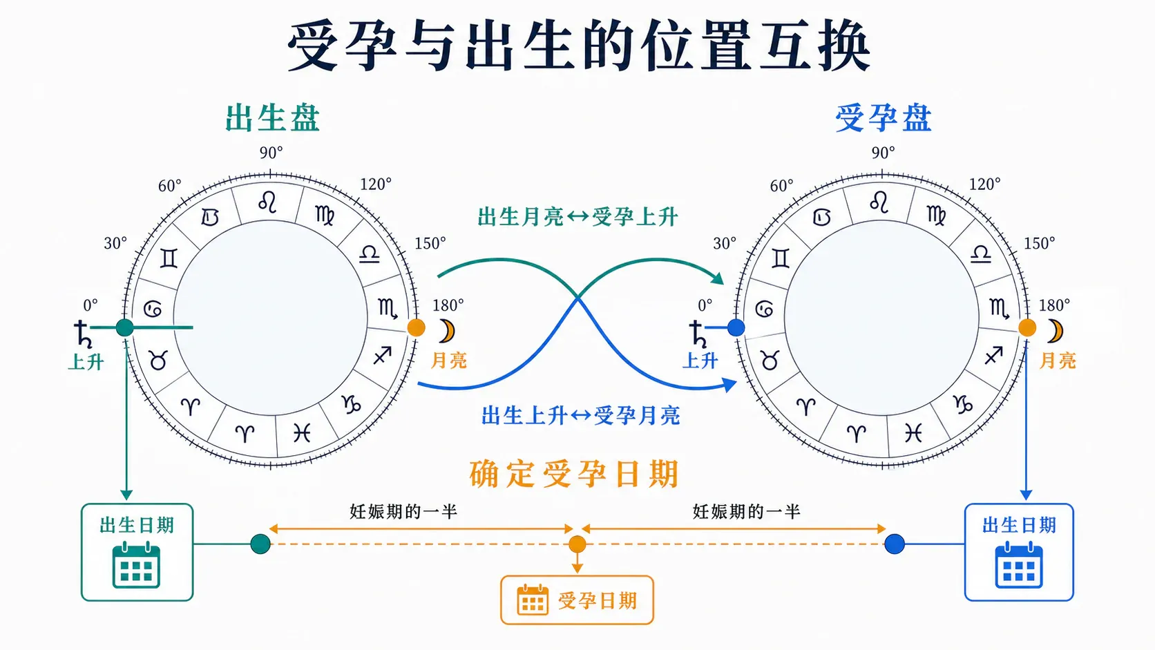 受孕与出生的位置互换