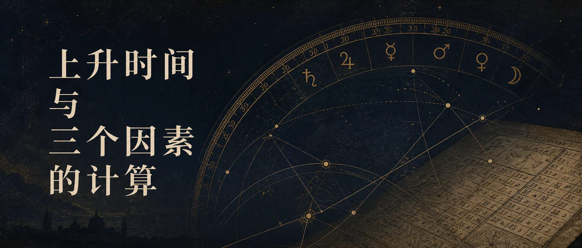 瓦伦斯占星选集卷八·第六节:上升时间与三个因素的计算封面