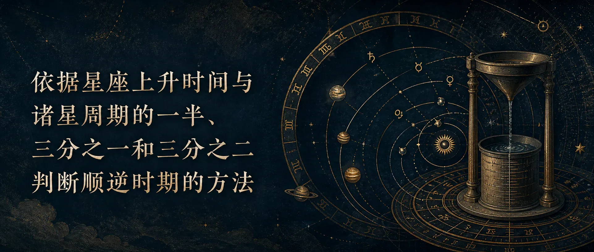 瓦伦斯占星选集卷七·第五节:依据星座上升时间与诸星周期的一半、三分之一和三分之二判断顺逆时期的方法封面