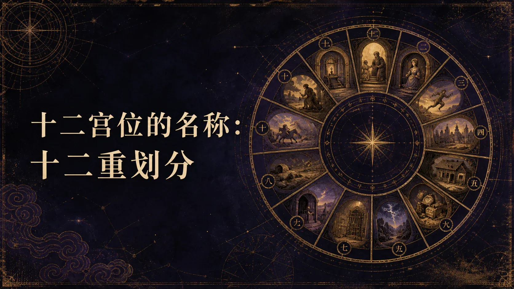 瓦伦斯占星选集·卷四第十二节十二宫位的名称：十二重划分封面
