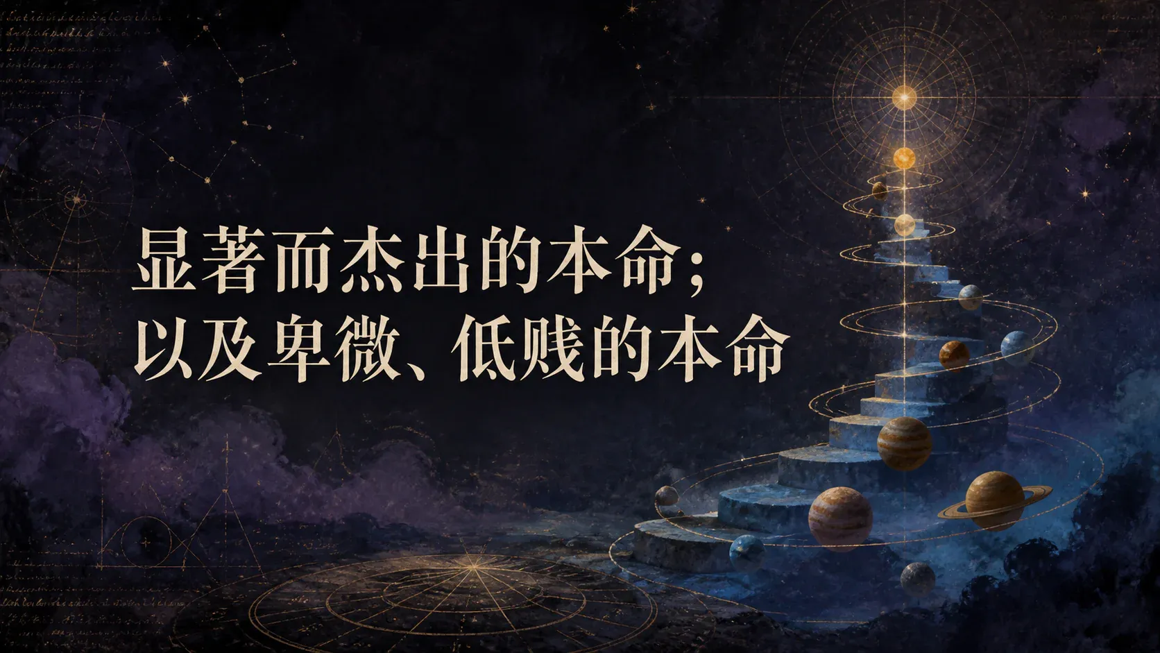 显著而杰出的本命;以及卑微、低贱的本命 封面
