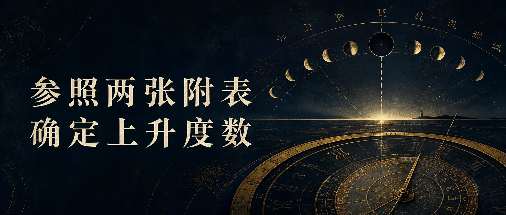 瓦伦斯占星选集卷八·第三节:参照两张附表确定上升度数封面