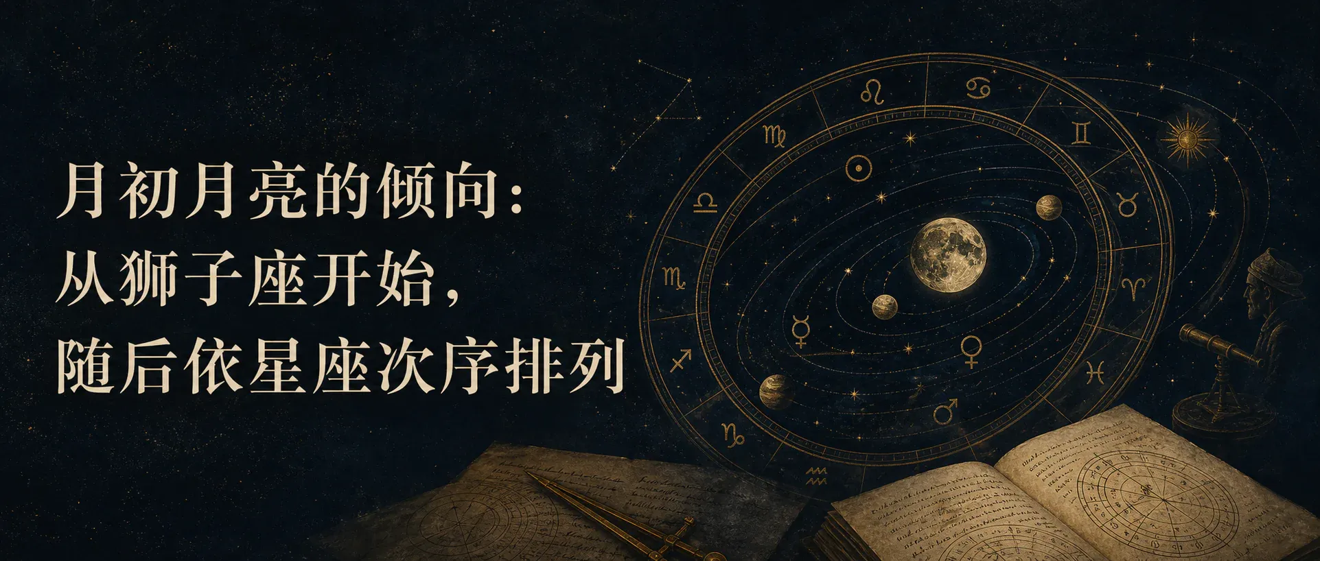 瓦伦斯占星选集卷五·第八节:月初月亮的倾向:从狮子座开始,随后依星座次序排列封面