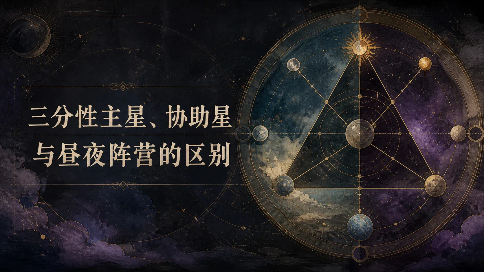 三分性主星、协助星与昼夜阵营的区别 封面