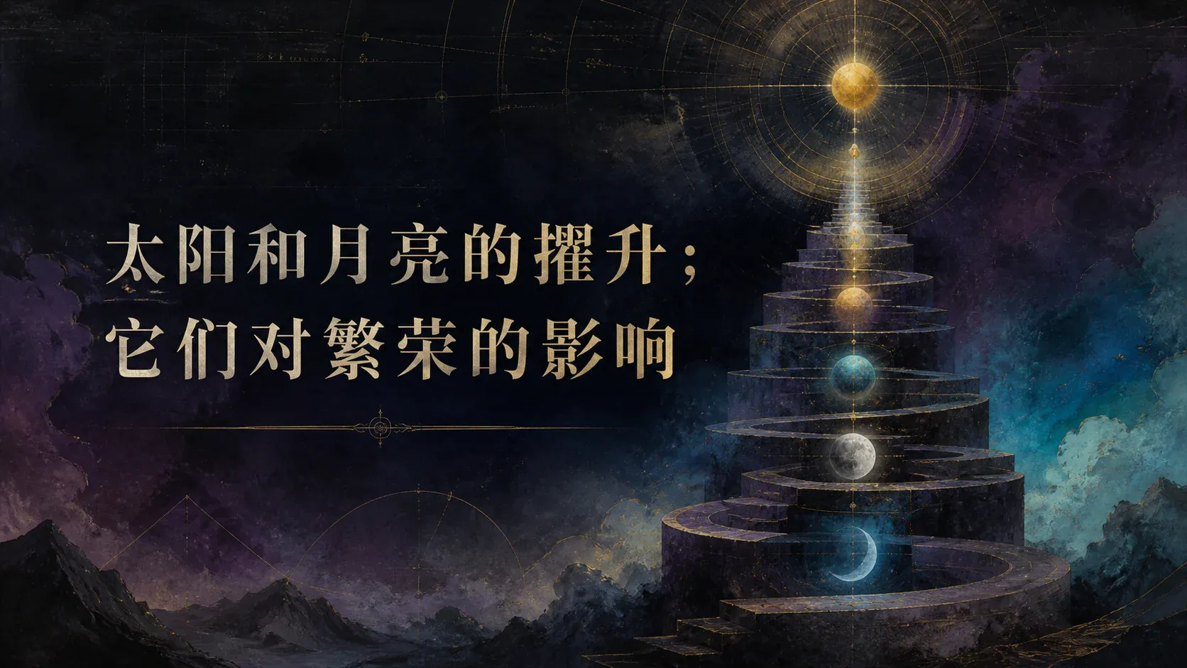 太阳和月亮的擢升;它们对繁荣的影响 封面