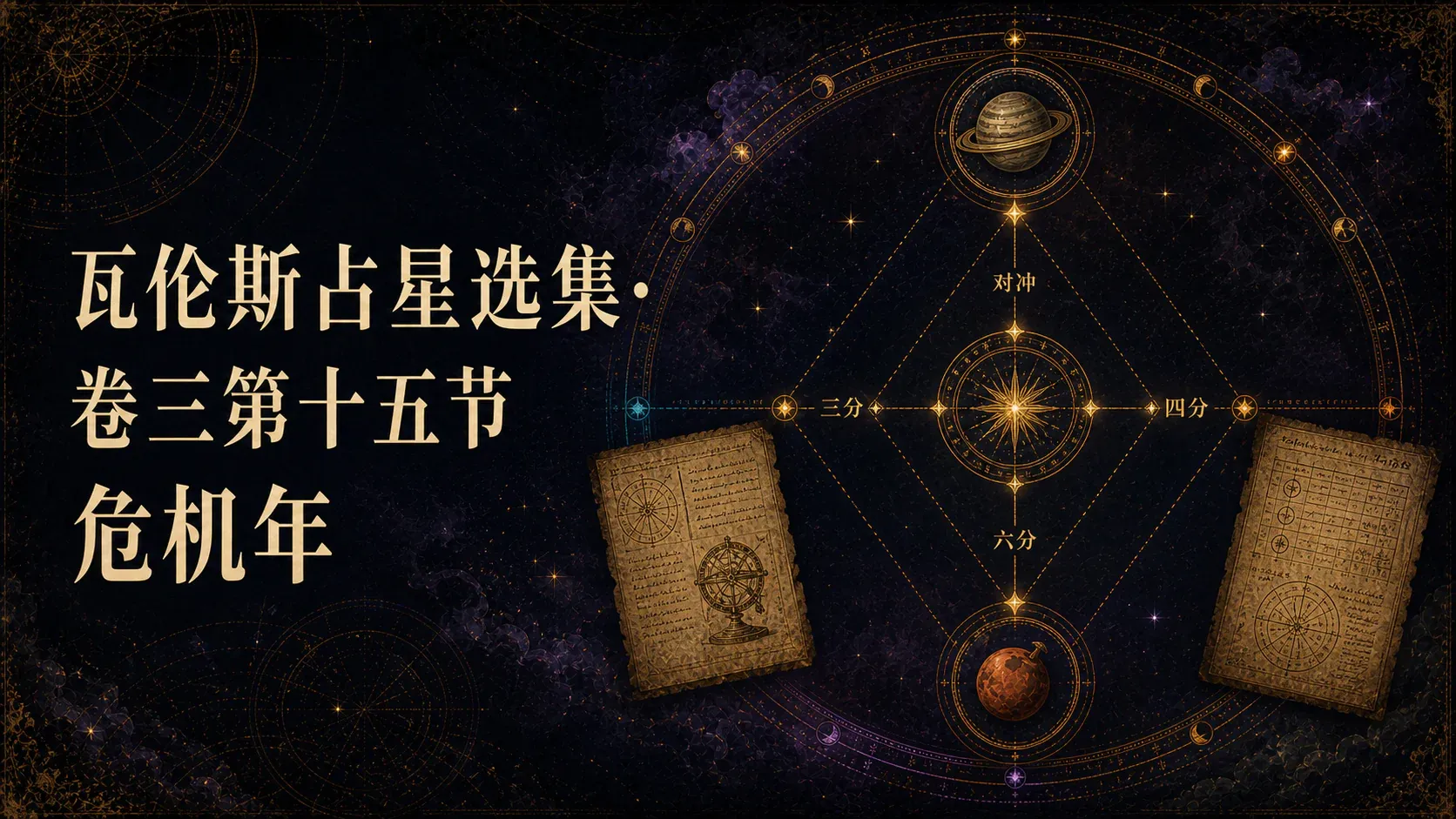 瓦伦斯占星选集·卷三第十五节危机年 封面