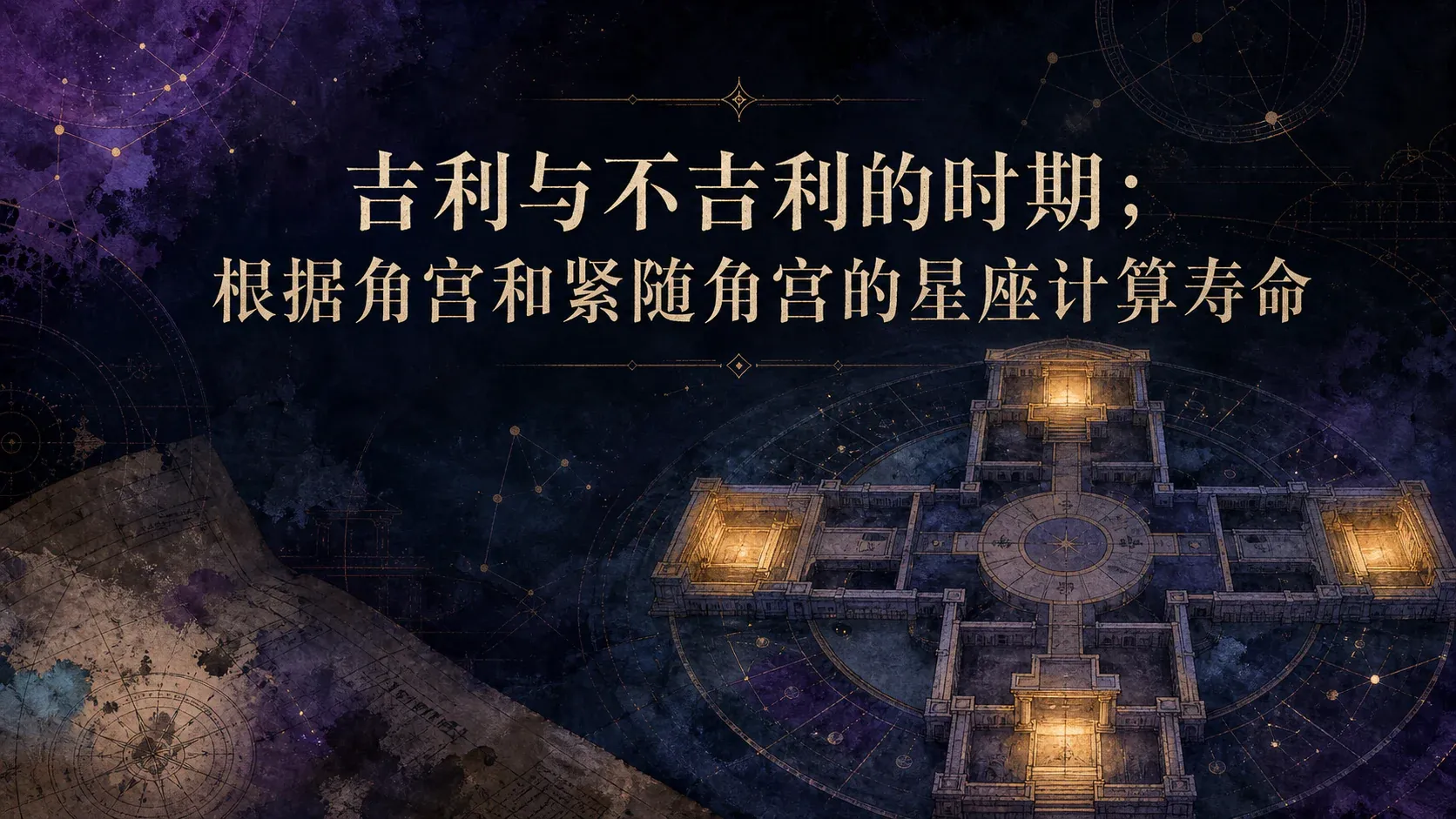 吉利与不吉利的时期;根据角宫和紧随角宫的星座计算寿命 封面