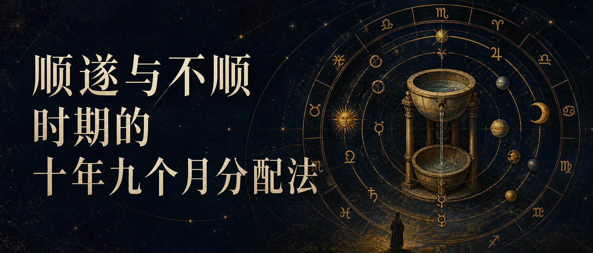 瓦伦斯占星选集卷六·第五节:顺遂与不顺时期的十年九个月分配法封面