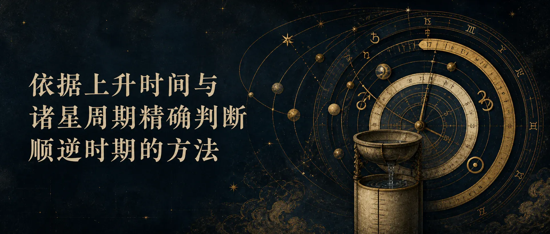瓦伦斯占星选集卷七·第四节:依据上升时间与诸星周期精确判断顺逆时期的方法封面