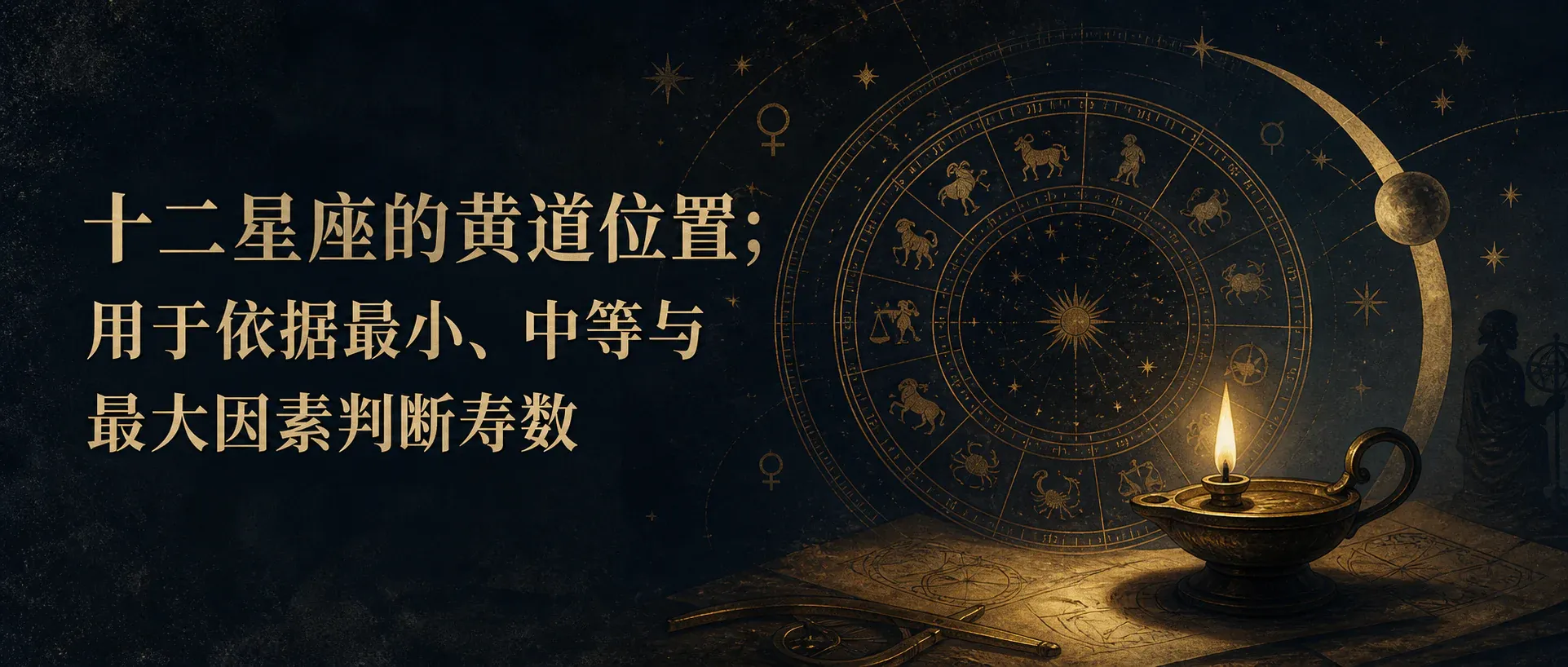 瓦伦斯占星选集五世纪增补·第七节：十二星座的黄道位置；用于依据最小、中等与最大因素判断寿数封面