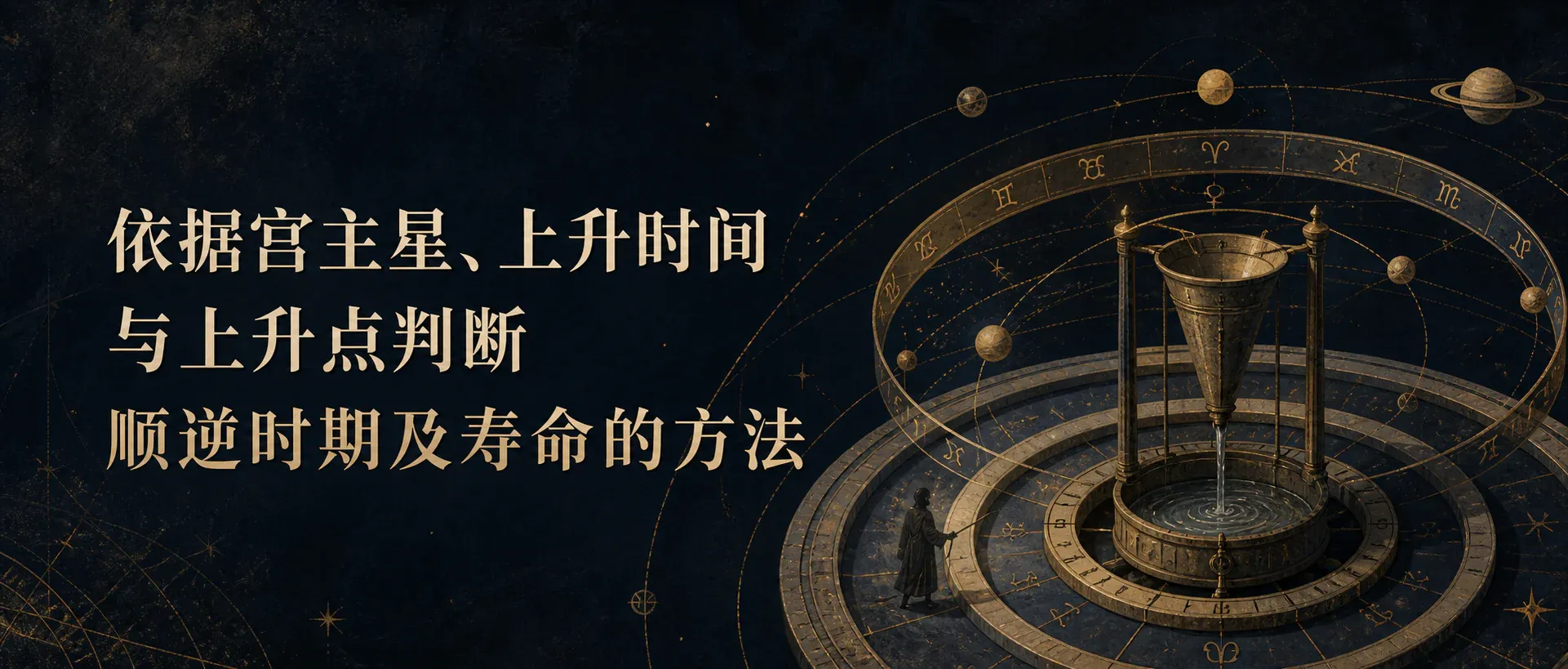 瓦伦斯占星选集卷七·第一节:依据宫主星、上升时间与上升点判断顺逆时期及寿命的方法封面