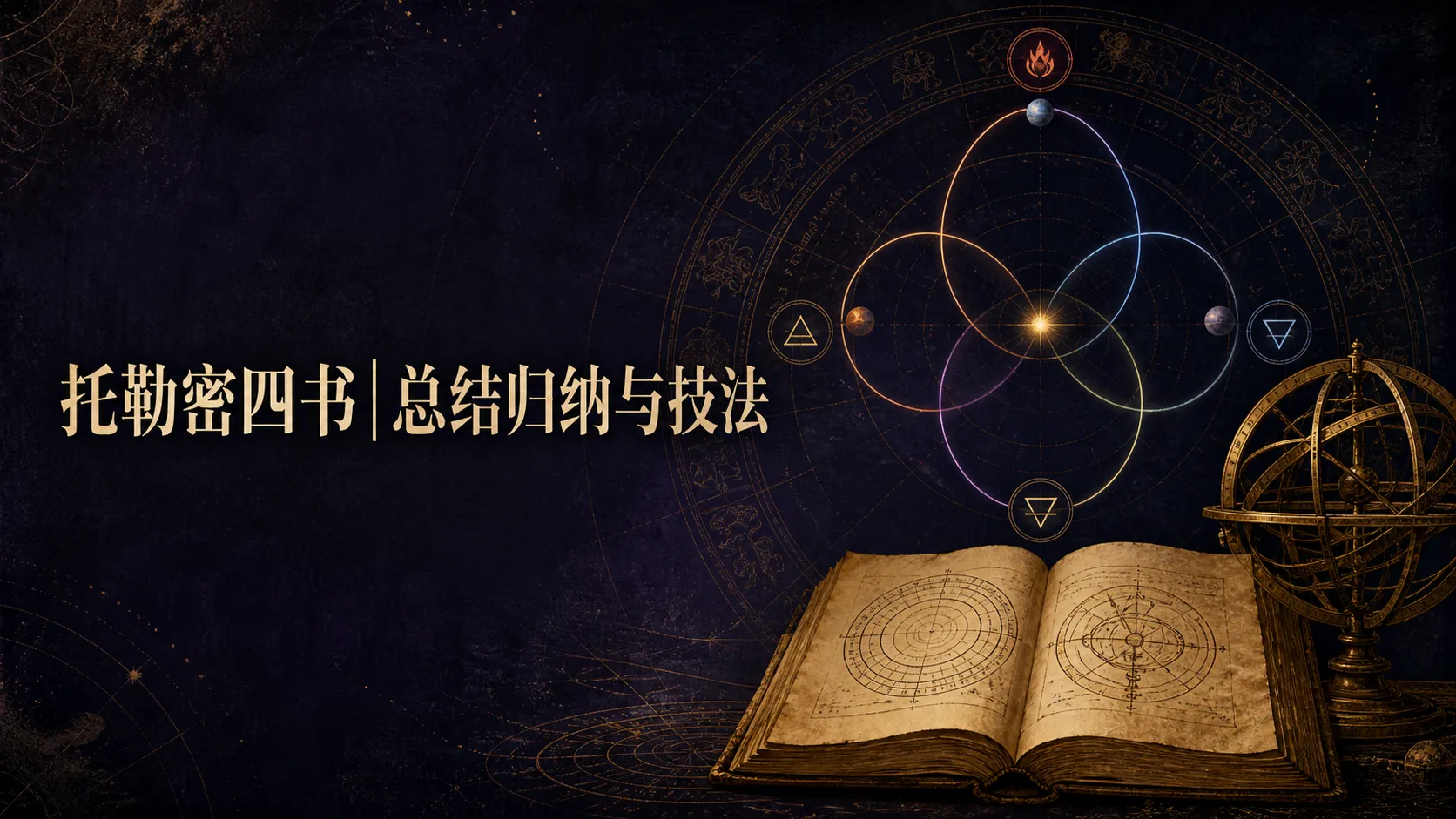 《托勒密四书》总结归纳与技法封面