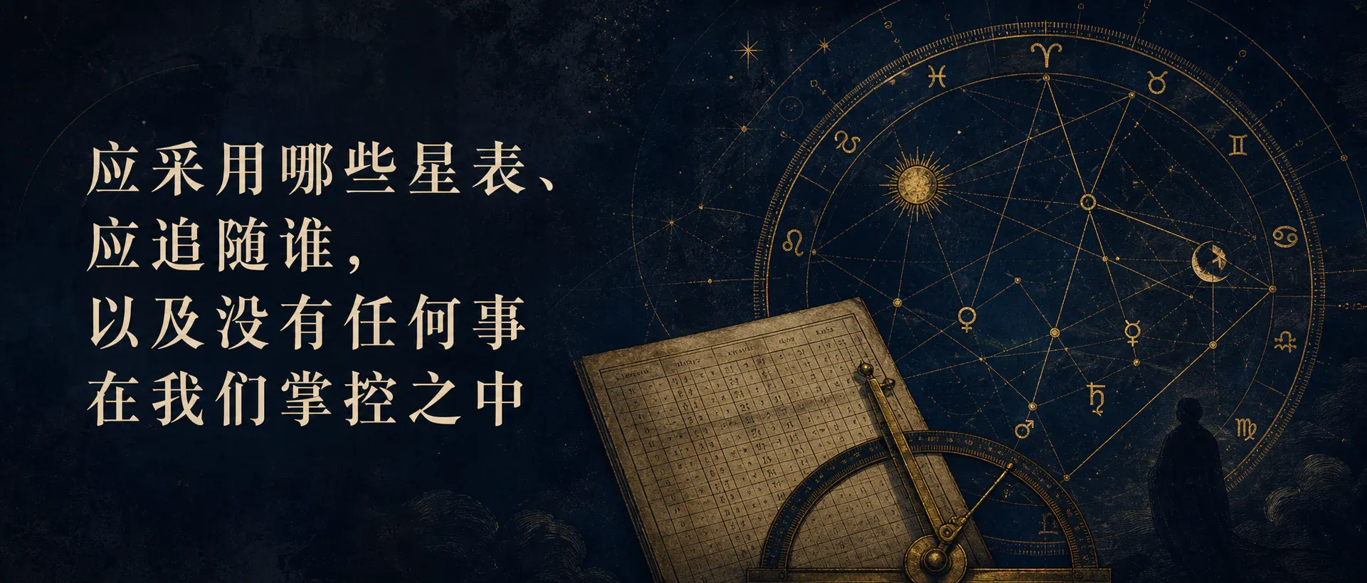 瓦伦斯占星选集卷九·第十一节:应采用哪些星表、应追随谁,以及没有任何事在我们掌控之中封面