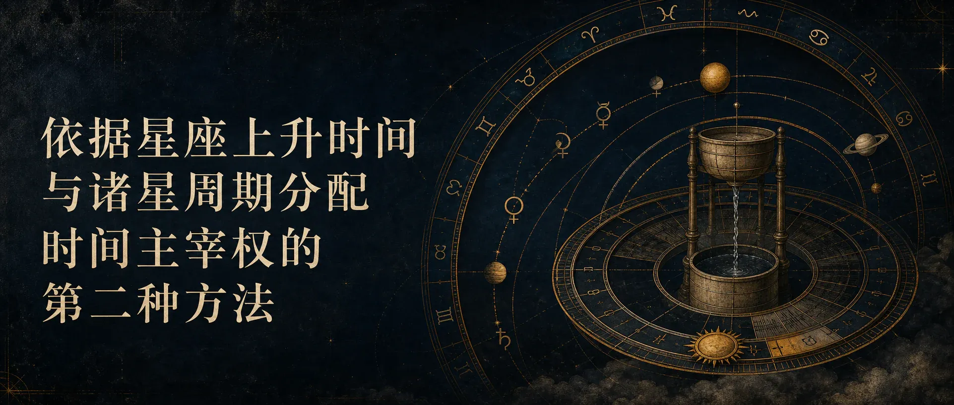 瓦伦斯占星选集卷七·第二节:依据星座上升时间与诸星周期分配时间主宰权的第二种方法封面